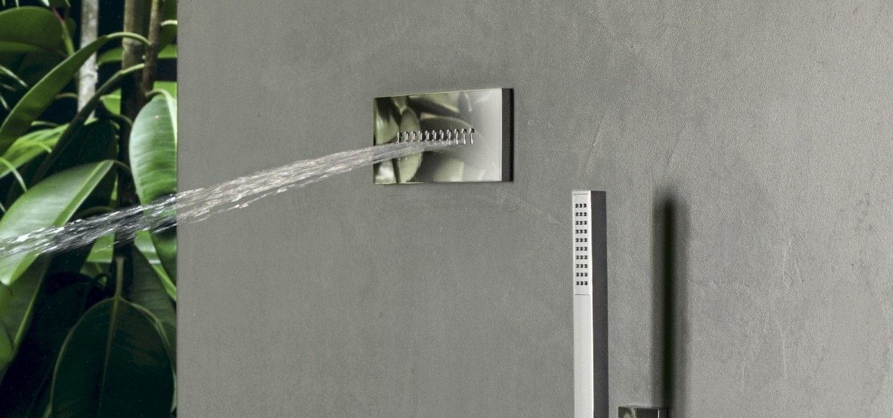 Built-In Body Shower in wet room